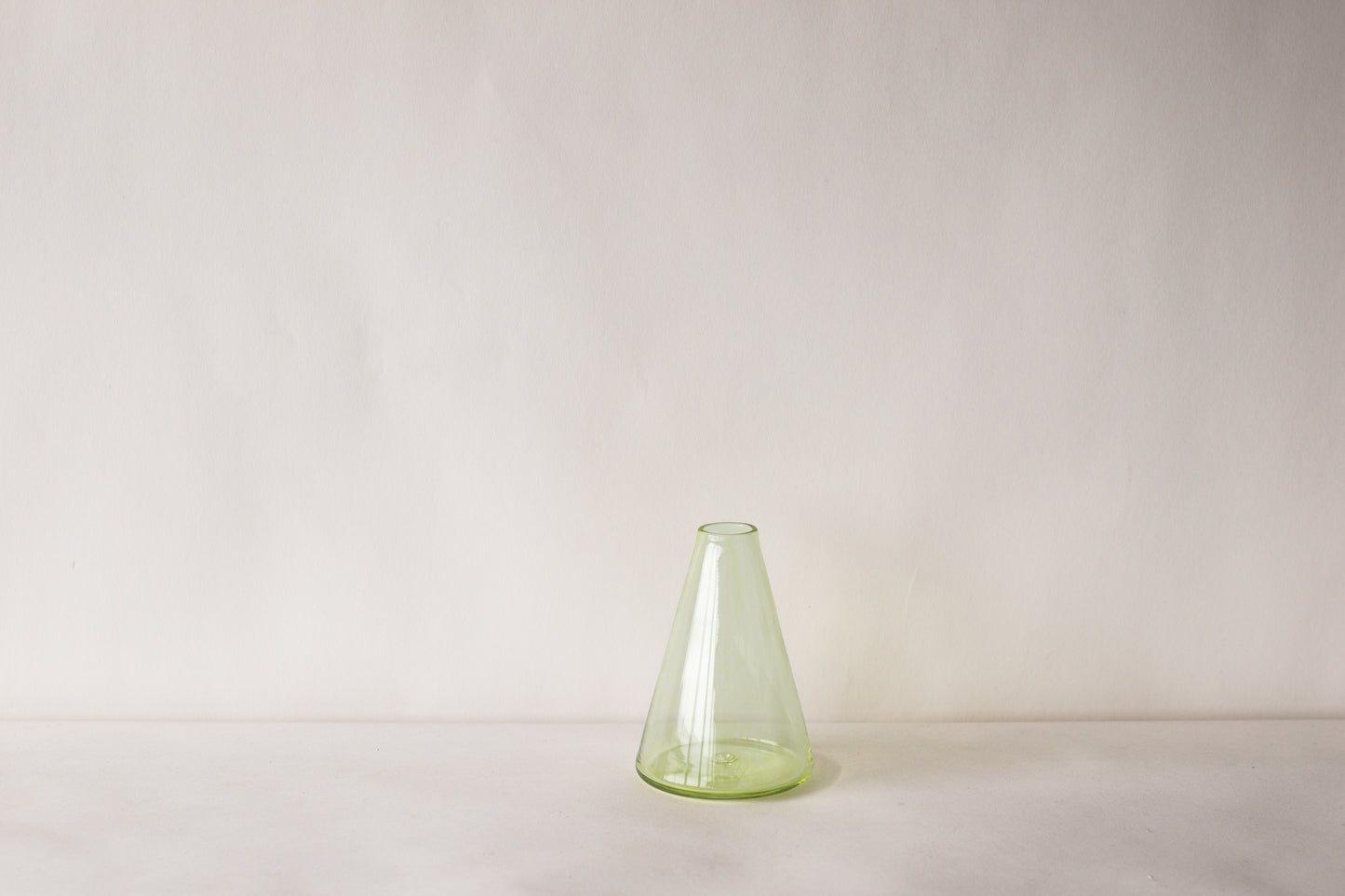Monmouth Glass Candy Conical Vases