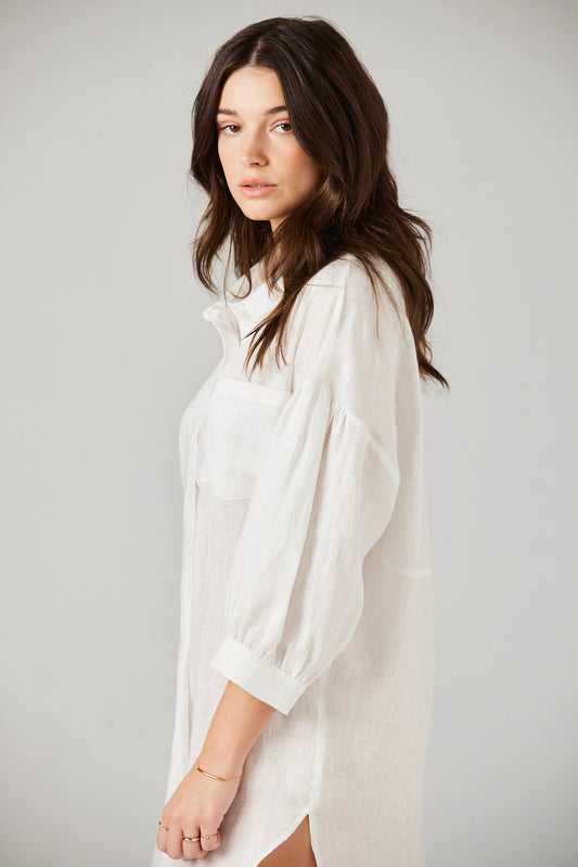 Camilla Linen Nightshirt