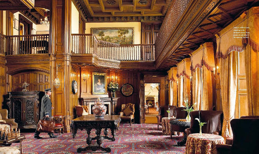 opulent castle interior