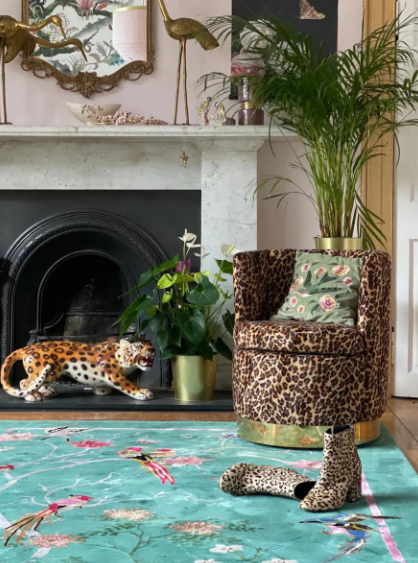 Wendy Morrison Rug - Birdsong Jade