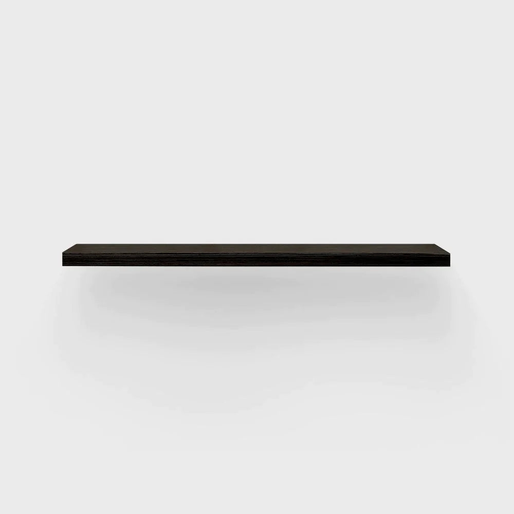 Black floating wall shelf hotsell