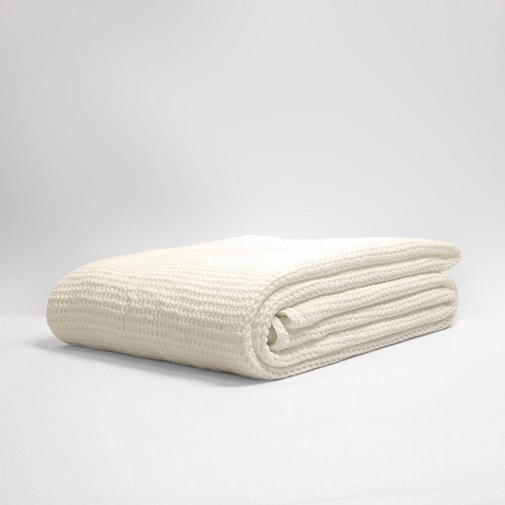 Bliss Stonewashed Cotton Waffle Blanket