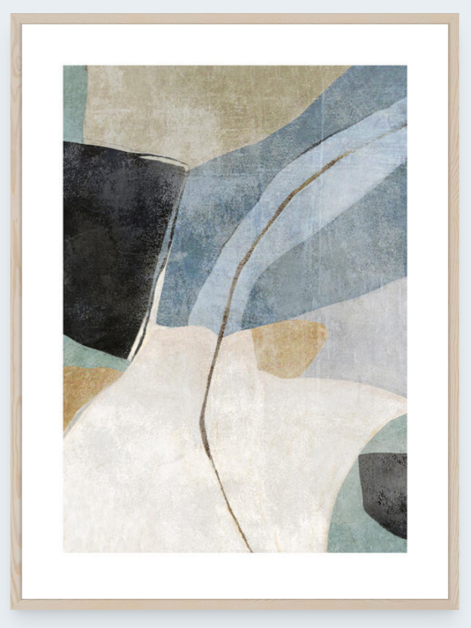Blue Canyon 2 Art Print - Suzanne Nicoll