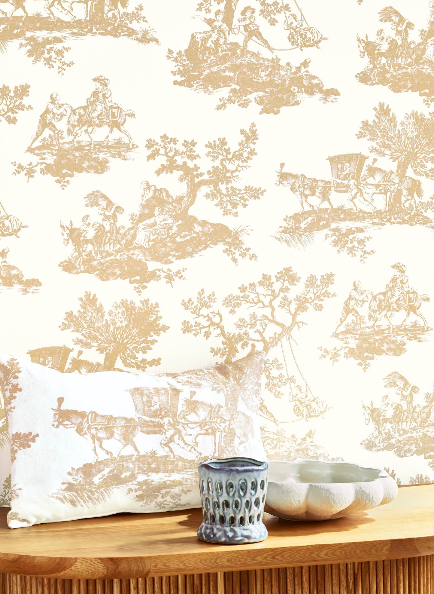 Cadence Toile du Jouy Wallpaper
