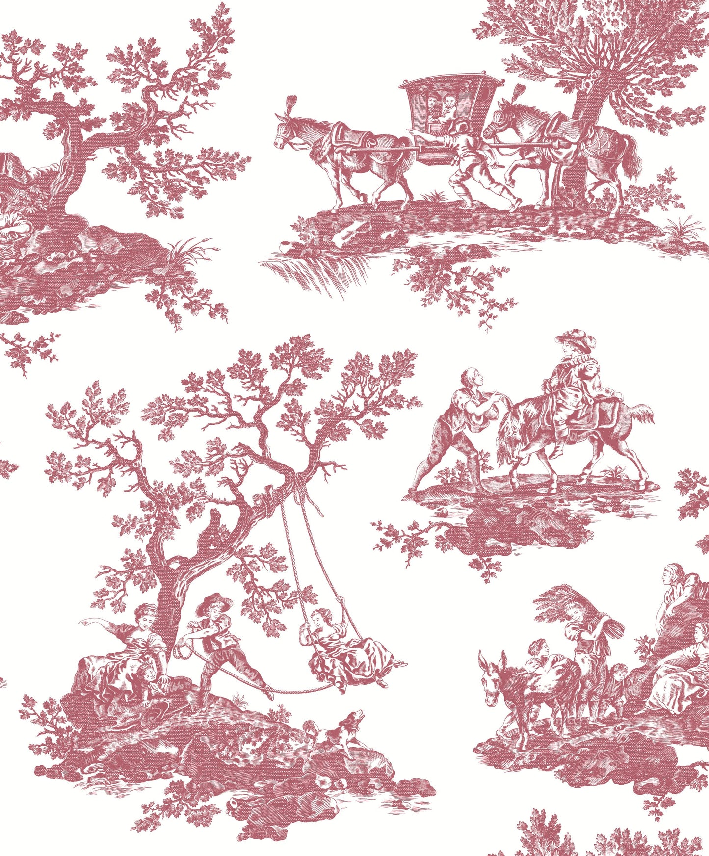 Cadence Toile du Jouy Wallpaper