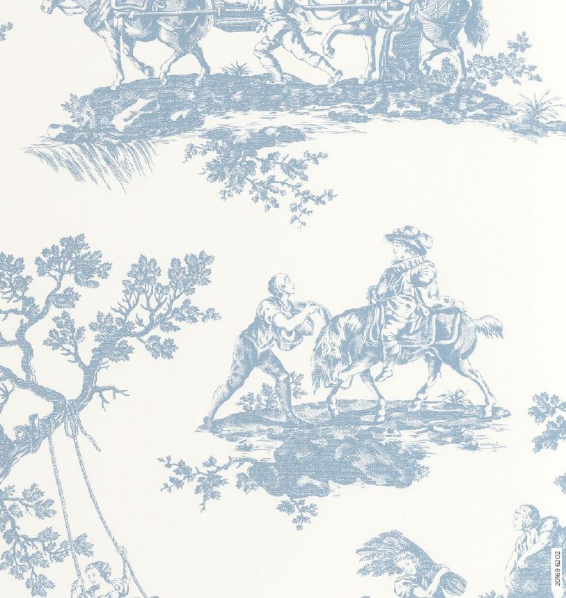 Cadence Toile du Jouy Wallpaper