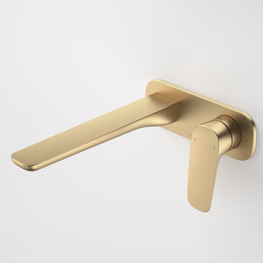Contura II basin bath shower mixer in gold brushed brass