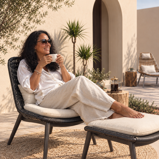 Como Outdoor Chair and Stool