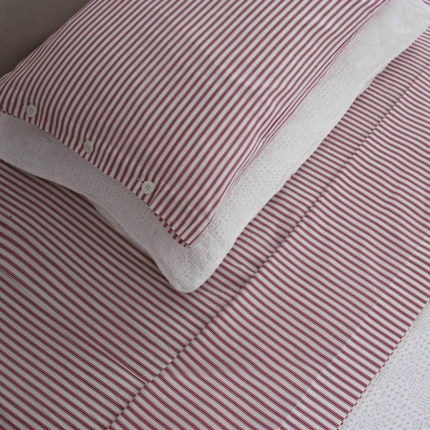 Classic Ticking Duvet Sets - Seneca
