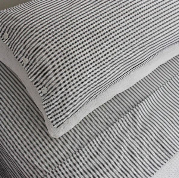 Classic Ticking Sheet Sets - Seneca
