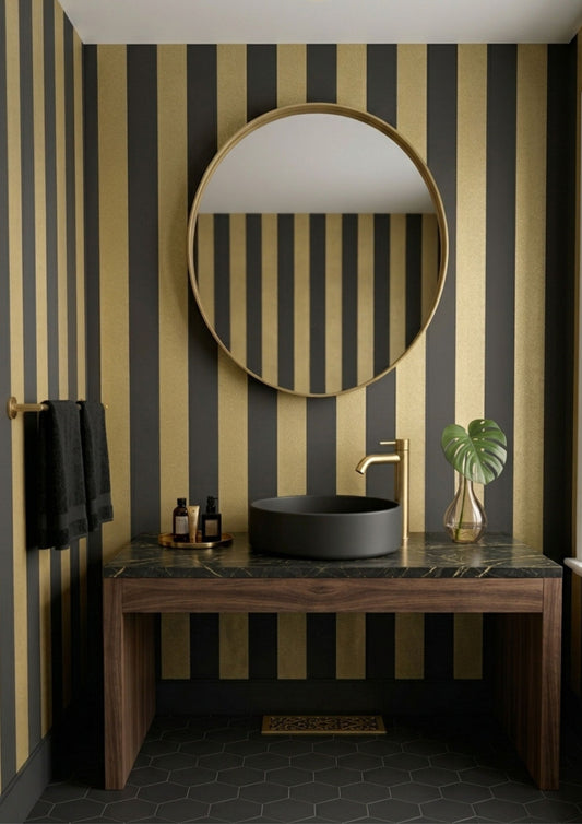 Wide Lines Wallpaper - Caselio