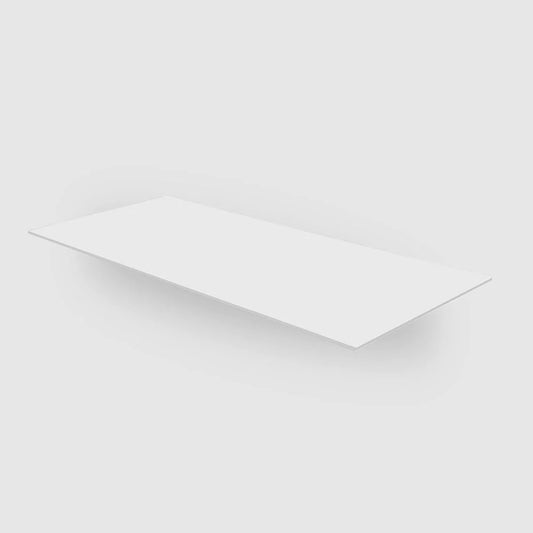 plain white corian stone vanity top