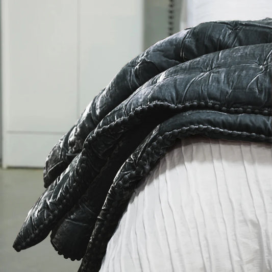 Cruz Velvet Comforter from Seneca