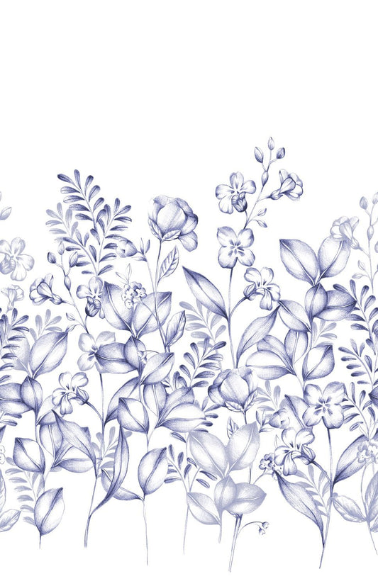 Flowers Field Wall Mural - Caselio