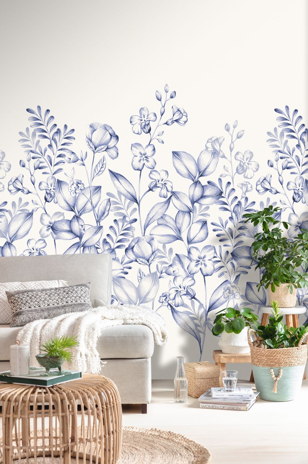Flowers Field Wall Mural - Caselio