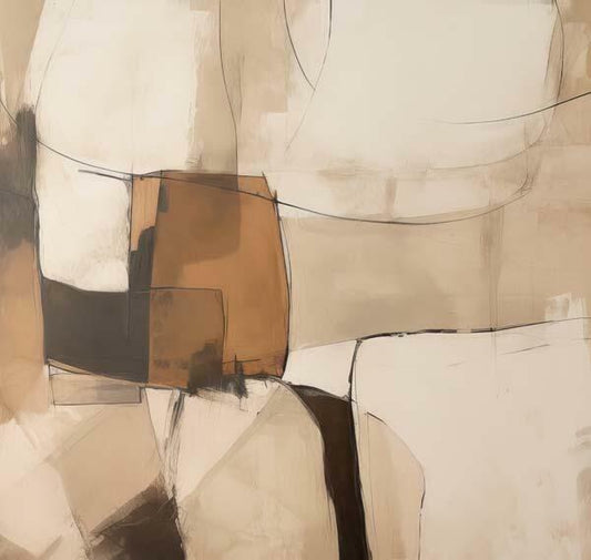 Formscape of Neutral I Art Print