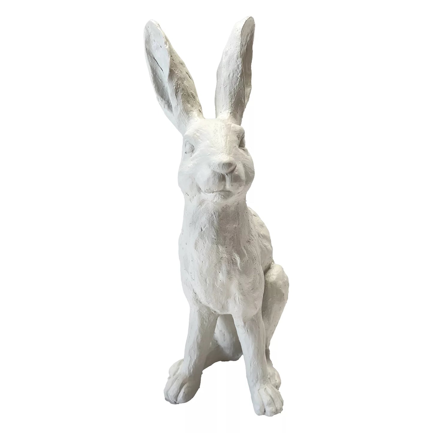White French Rabbit Statue