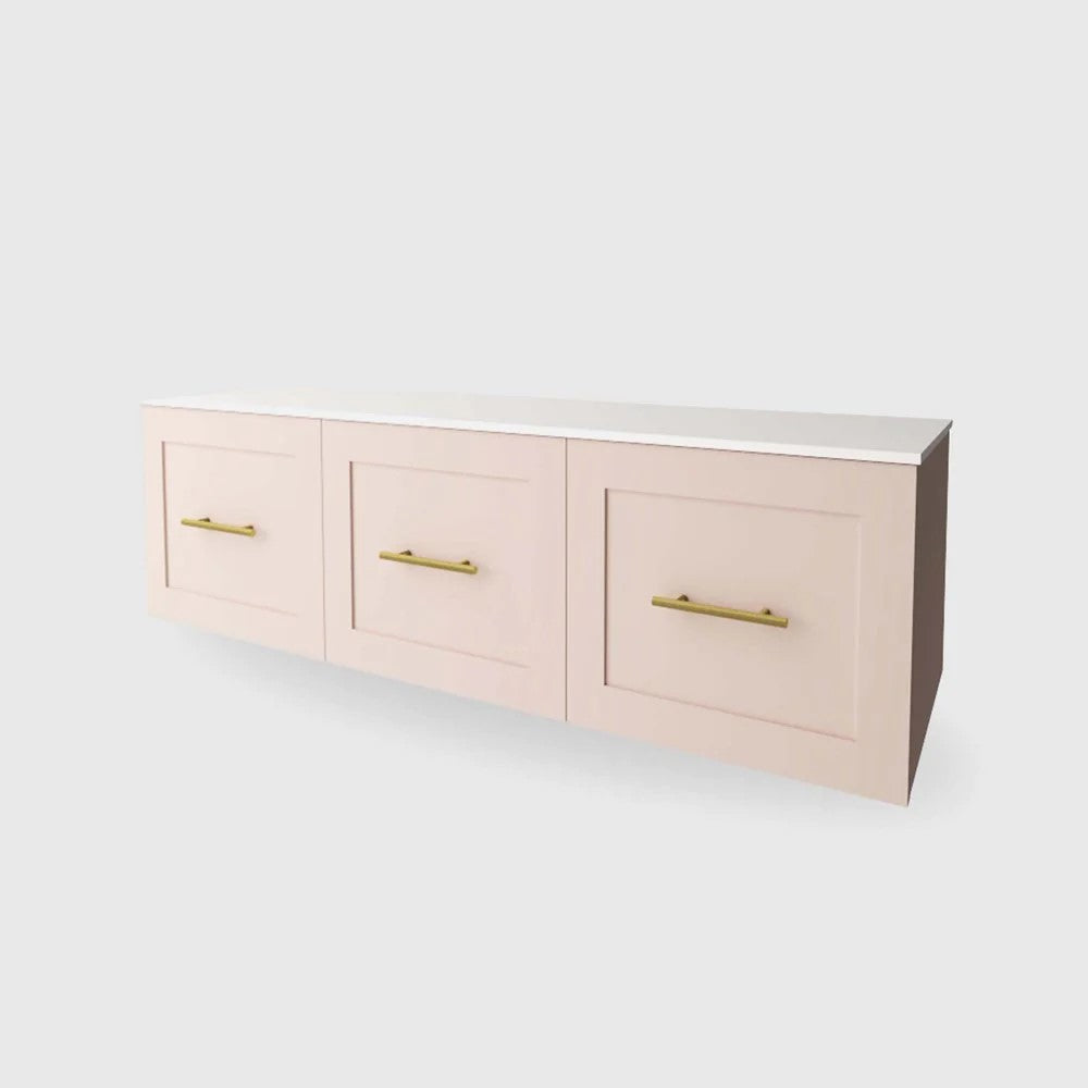 Corian Solid Surface Matt White custom vanity top