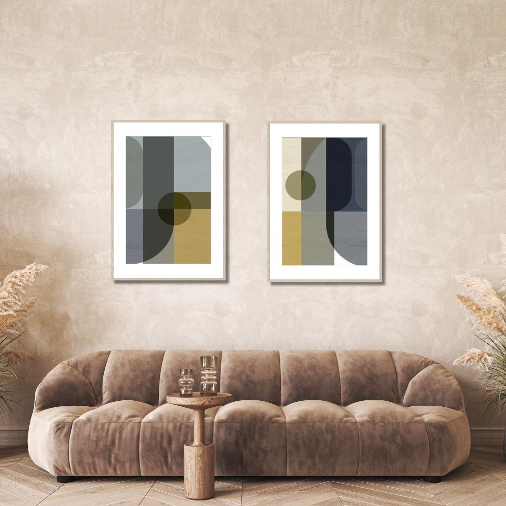 Geometric Shapes II Art Print - Incado