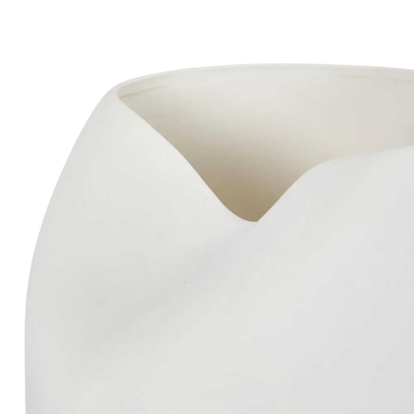 Guan White Organic Vase