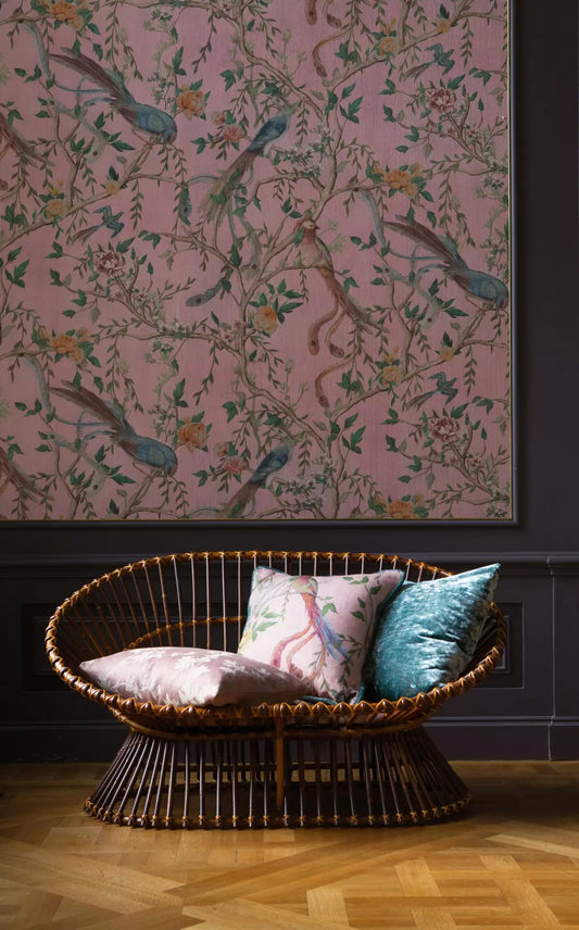 Hiroki Chinoiserie Wallpaper - Carlucci