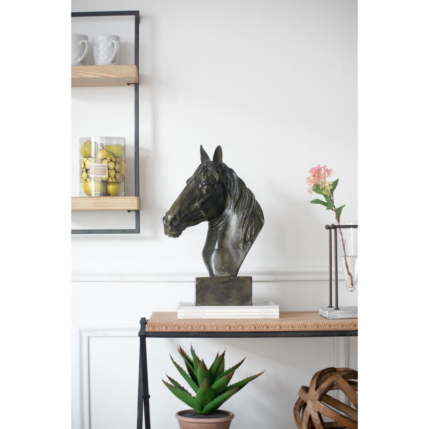 Horse Head Sculpture