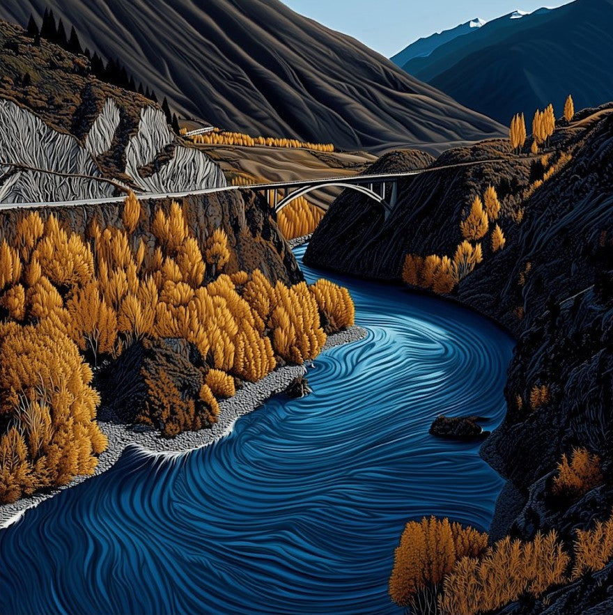 Kawarau Gorge - Steve Ballantyne Art