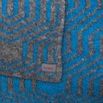 Koru NZ Merino, Possum Silk Throw - Patterned