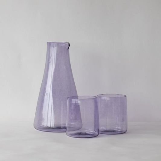 Monmouth Glass Carafe - Amethyst