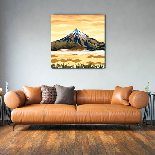 Mt Taranaki Sunrise Art Print - Ira Mitchell