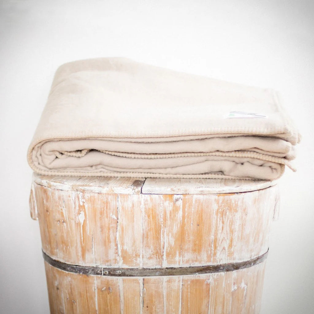 New Zealand Blanket Stitch Wool Throws