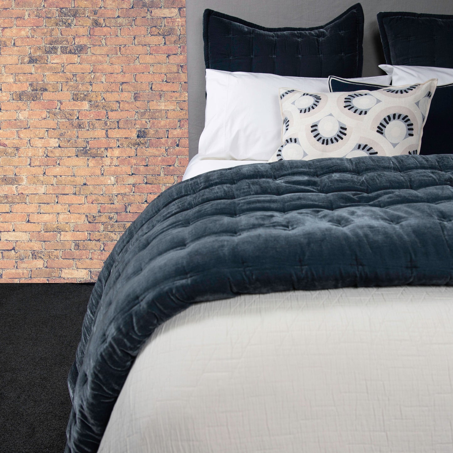 Pin Velvet Coverlet from Seneca