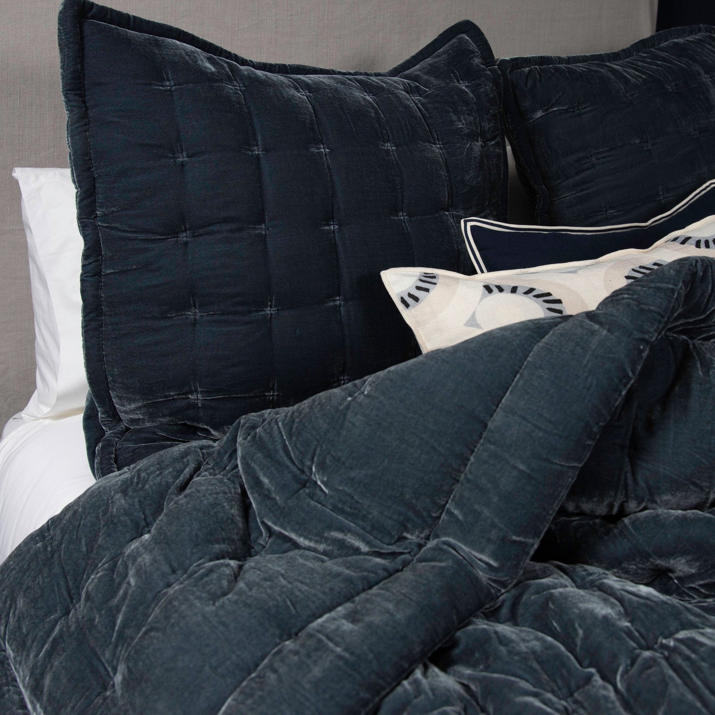 Pin Velvet Coverlet from Seneca