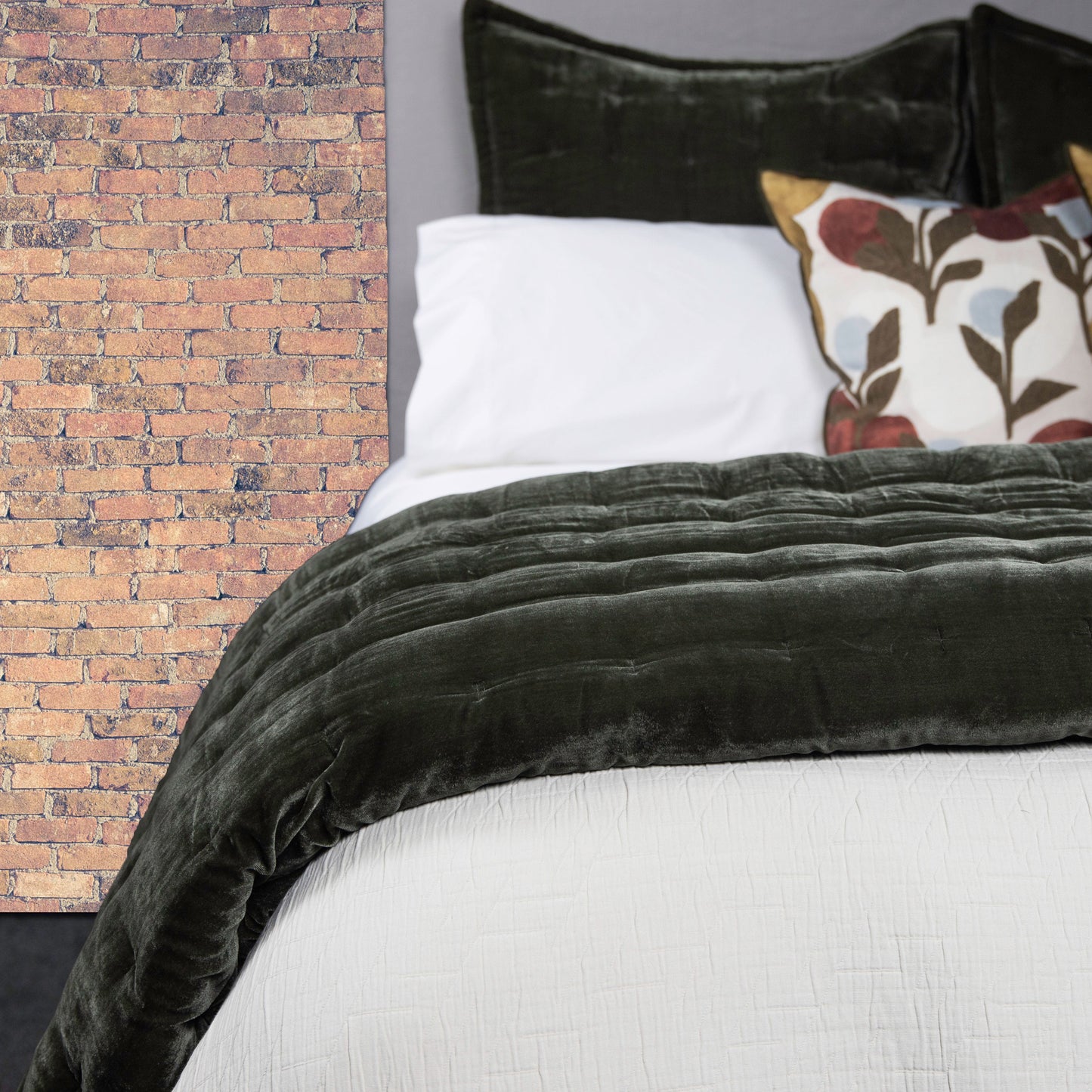 Pin Velvet Coverlet from Seneca