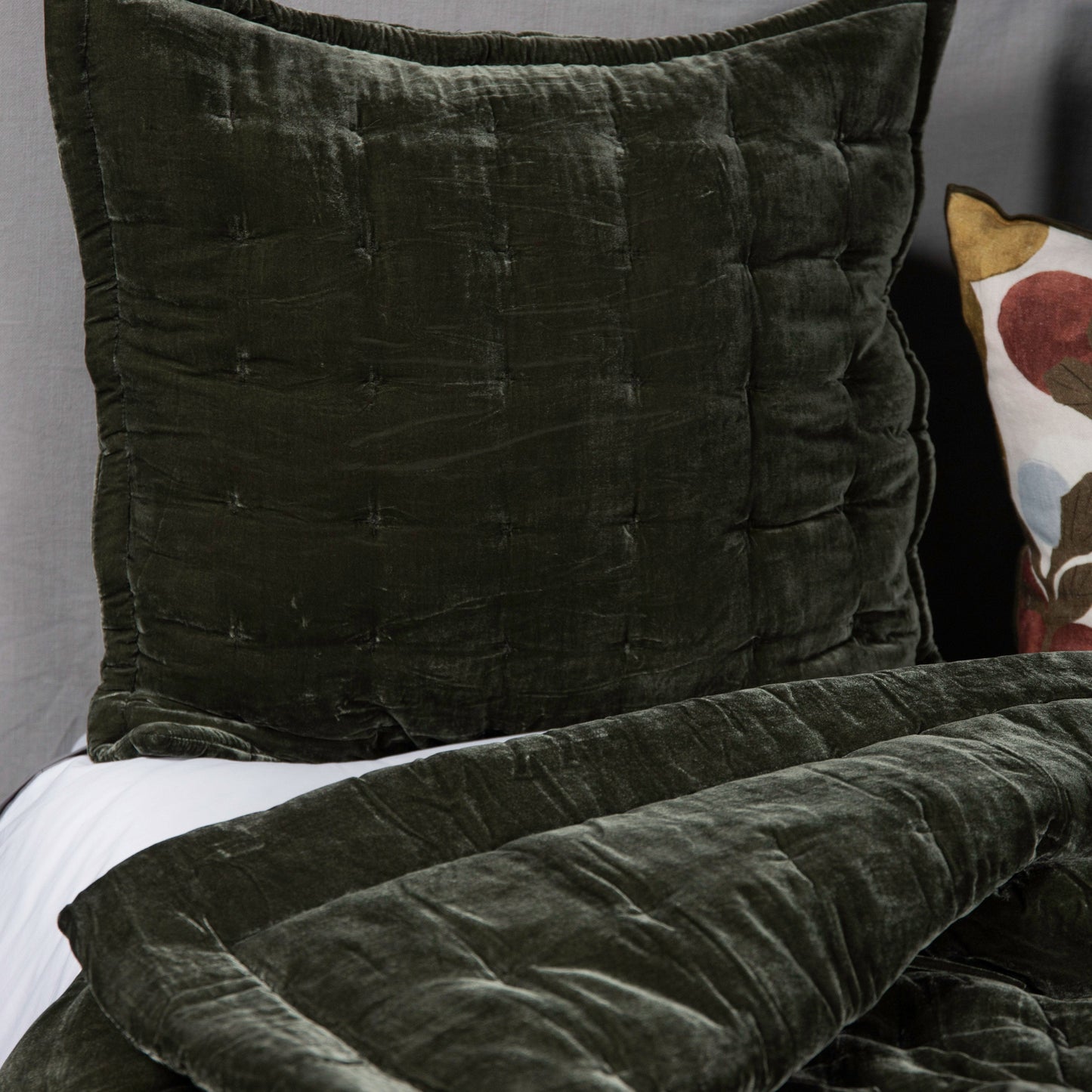 Pin Velvet Coverlet from Seneca