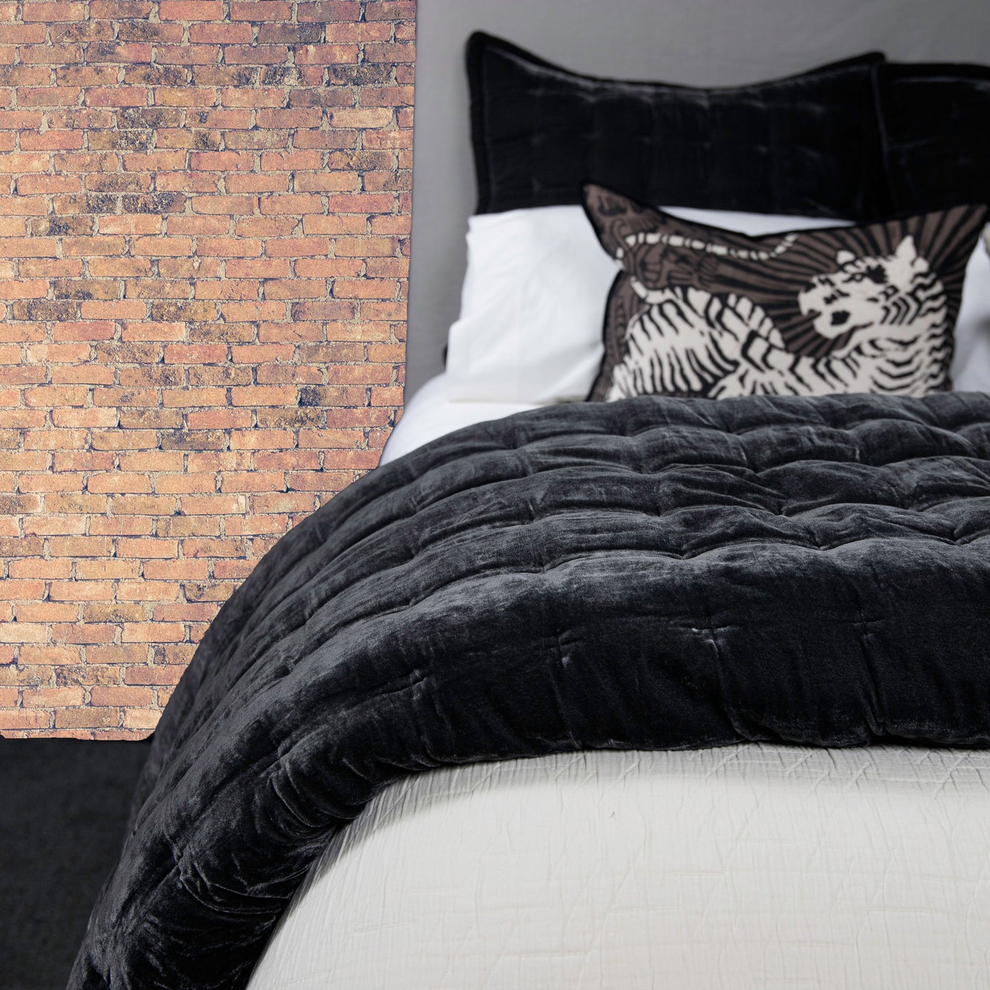 Pin Velvet Coverlet from Seneca