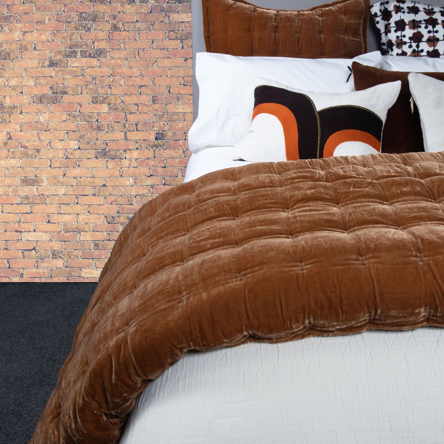 Pin Velvet Coverlet from Seneca