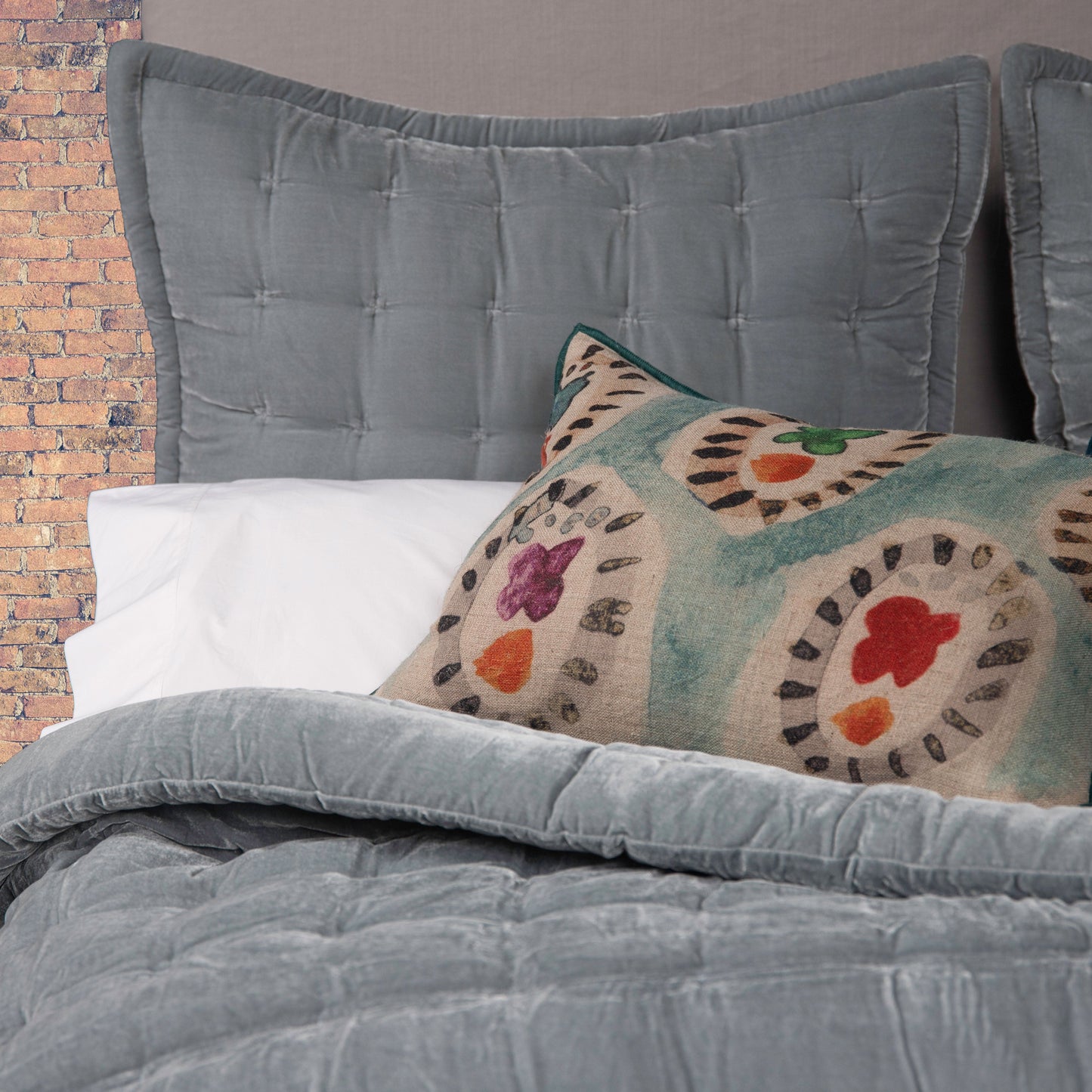 Pin Velvet Coverlet from Seneca