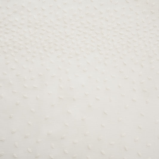 ivory embroidered drapery fabric