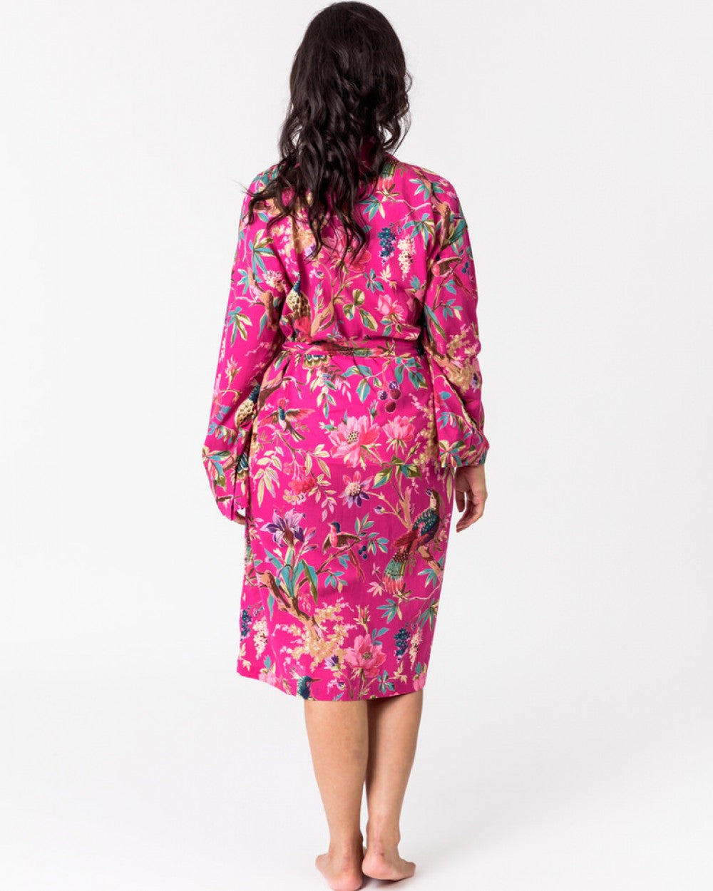 Paradise Hot Pink Kimono Robe