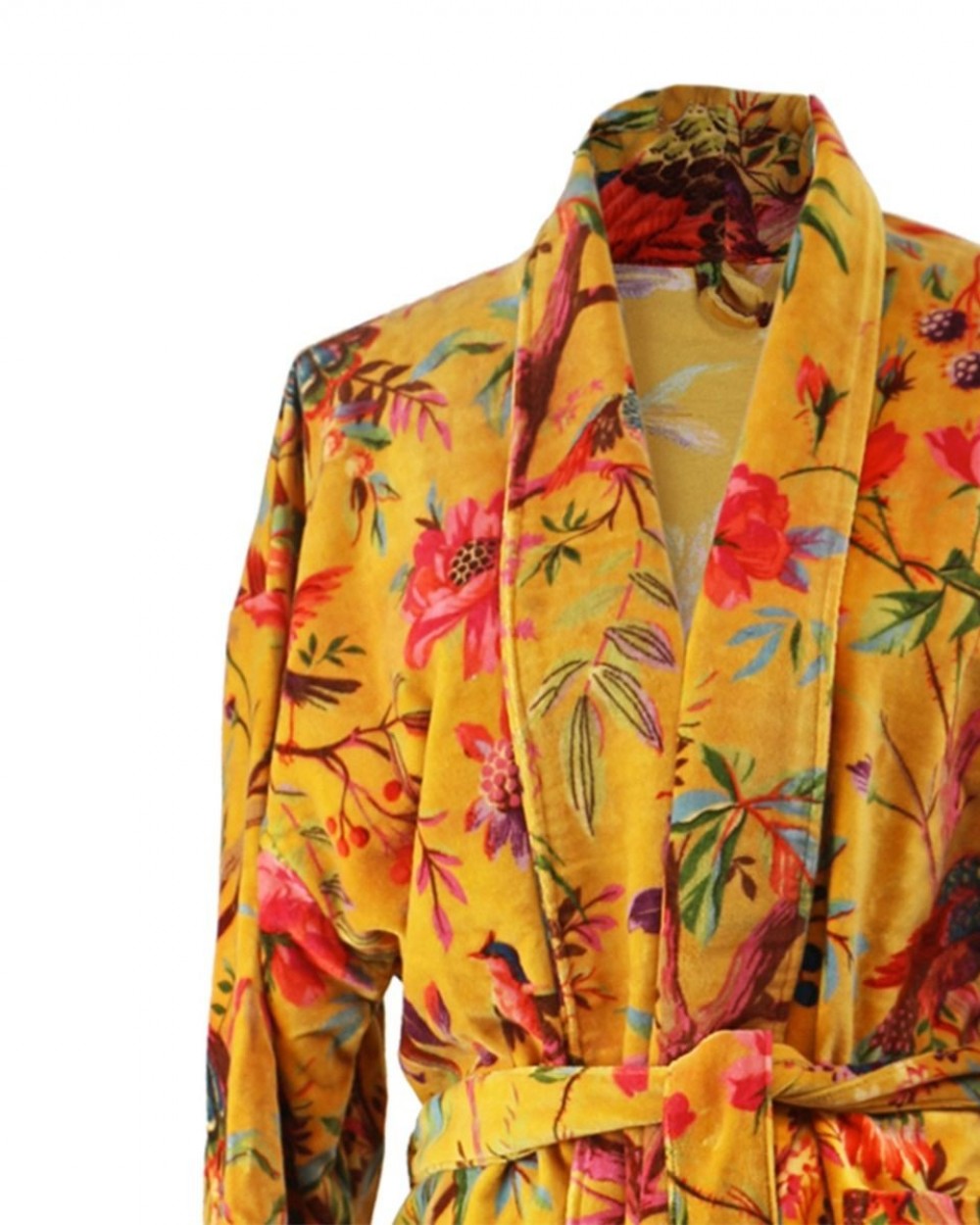 Paradise Gold Velvet Robe