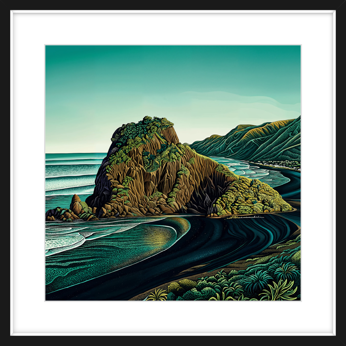 Lion Rock Piha - Steve Ballantyne Art