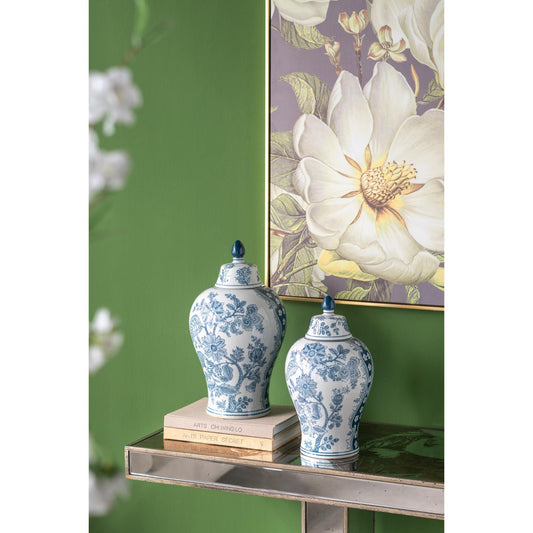 Porcelain Blue and White Ginger Jar