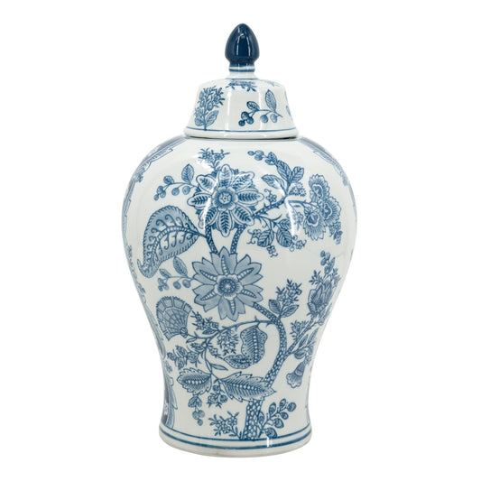 Porcelain Blue and White Ginger Jar