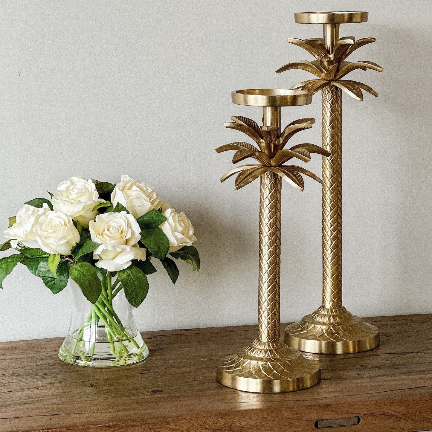 Aspen Palm Candle Holder