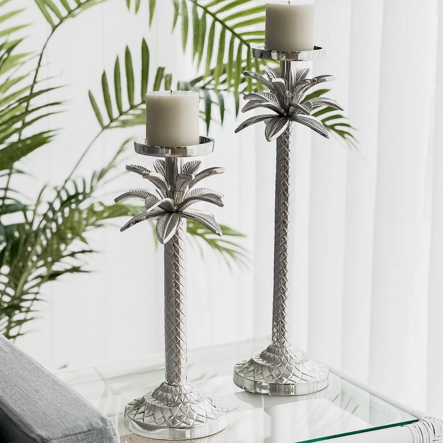 Aspen Palm Candle Holder