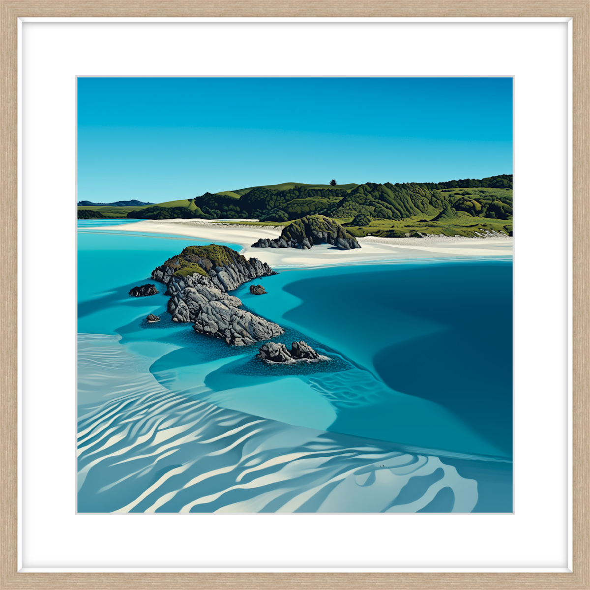 Tawharanui Beach - Steve Ballantyne Art
