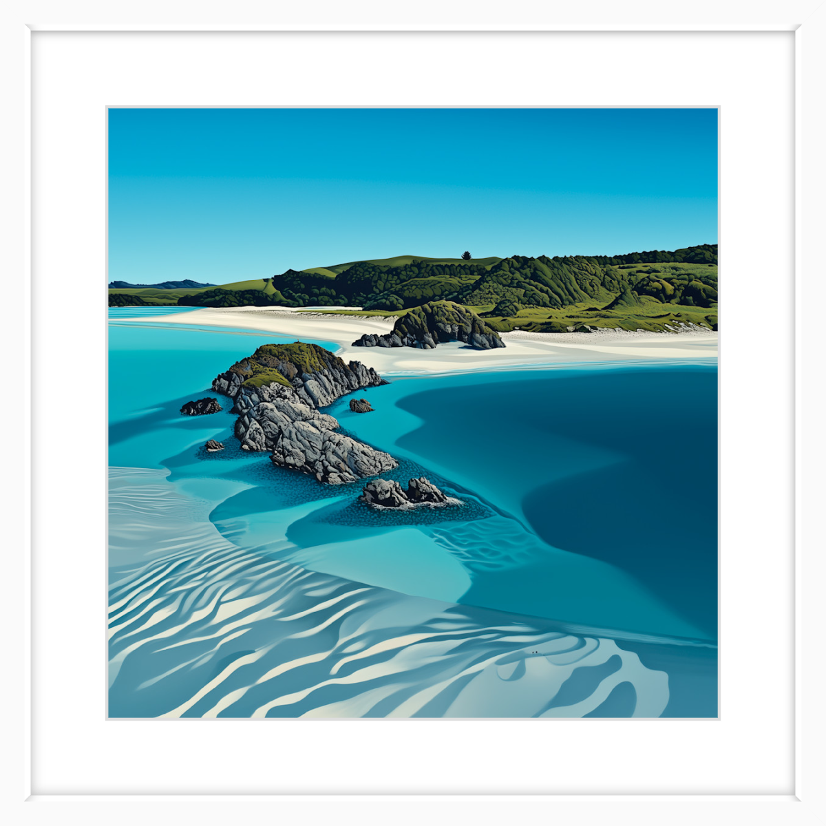 Tawharanui Beach - Steve Ballantyne Art