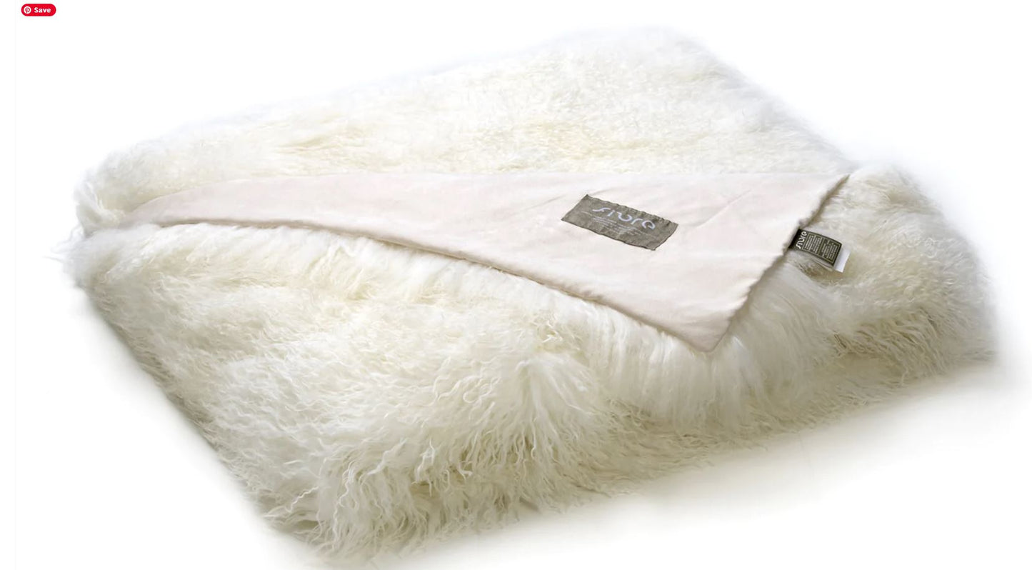 Tibetan Sheepskin Throw