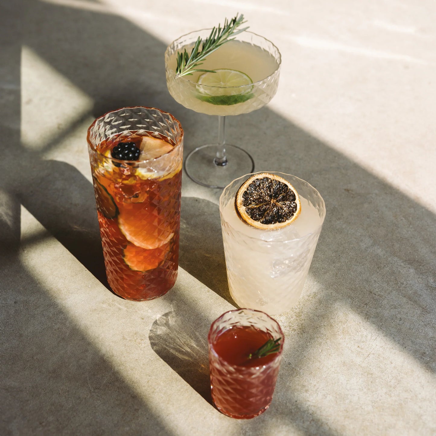 Veneziano Mixology Glassware by Zafferano